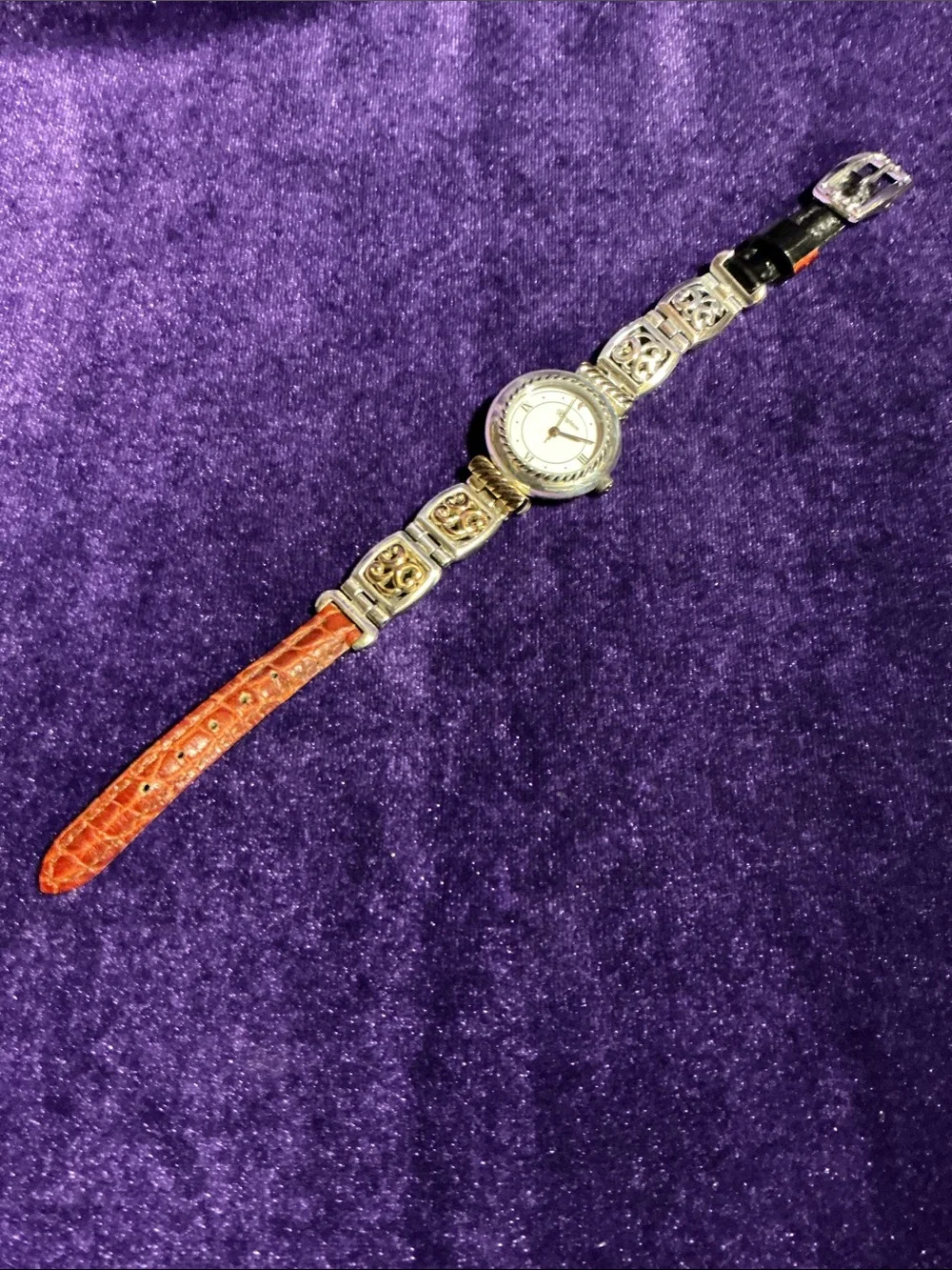 Brighton Camden Watch Two Tone Gold to Silver Reversible Strap